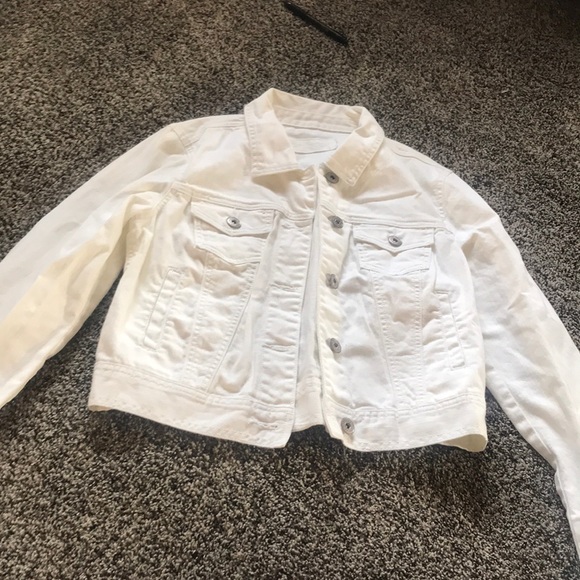 maurices white jean jacket